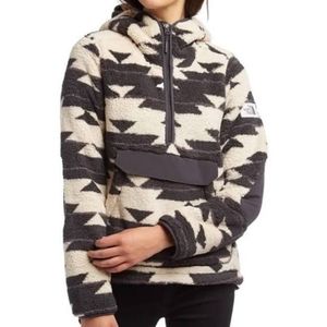 😍NORTH FACE! **RARE** patterned campshire pullover  hoodie size S